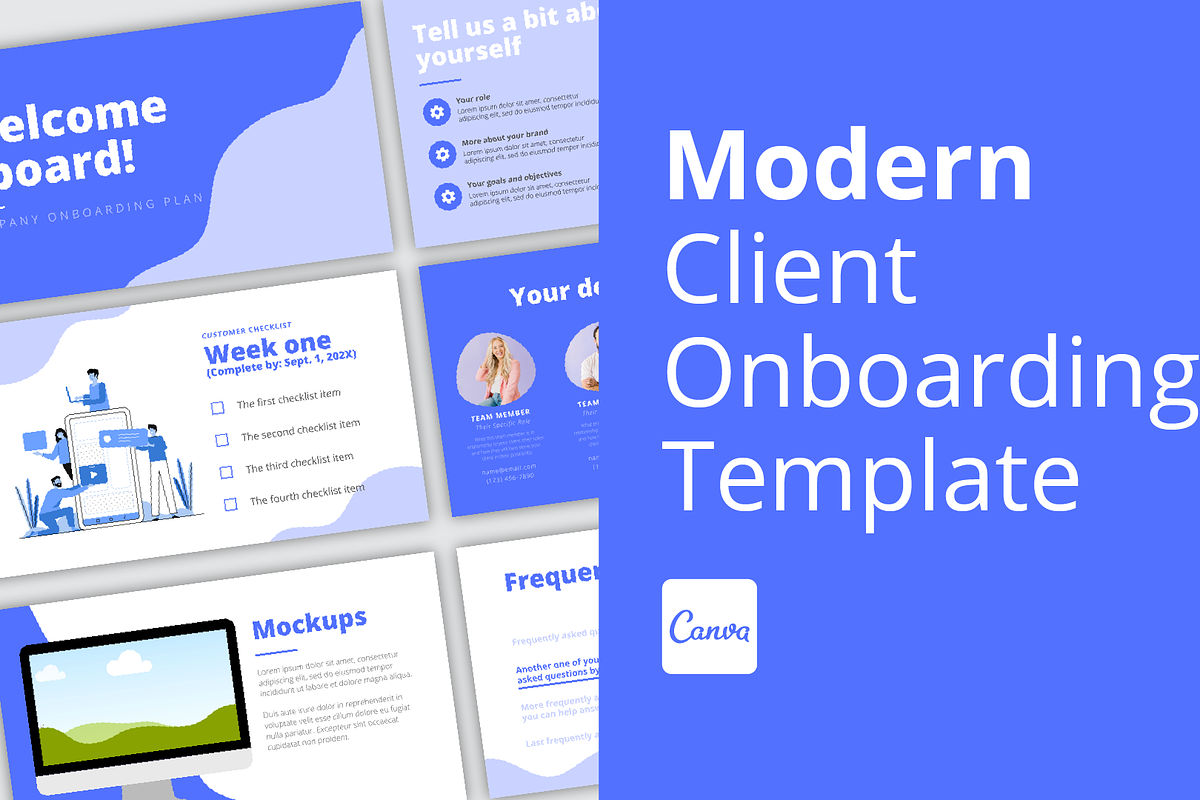 Fun Modern Client Onboarding Deck, a Templates & Theme by LRG Designs (Photo 1 of 4)