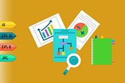 Set of business and starup concepts., a Work Illustration by julia_musdotter (Thumbnail 11 of 22)
