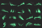 45 Aurora Photoshop Brushes, a Brush Add-On by UnicDesign (Thumbnail 2 of 4)