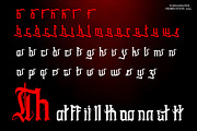 Swords Clover - Modern Blackletter, a Blackletter Font by Dhabee (Thumbnail 4 of 15)