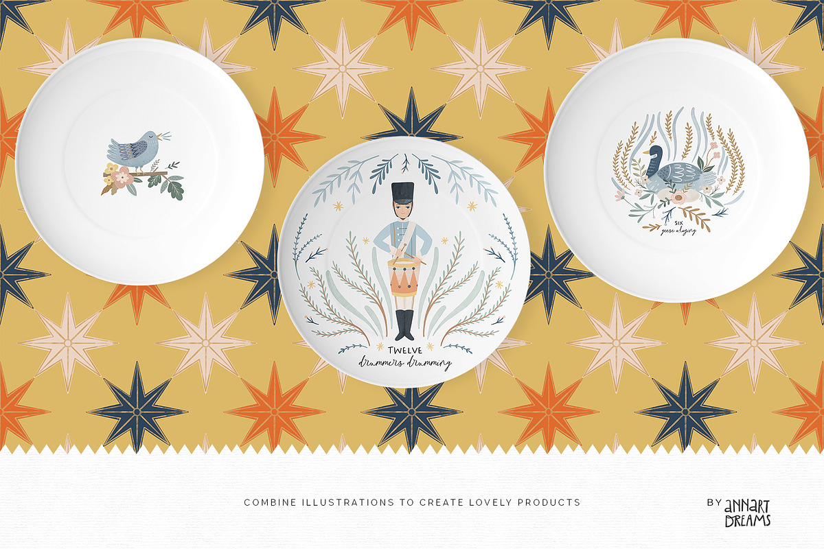 12 days of Christmas, an Animal Illustration by annartdreams (Photo 8 of 10)