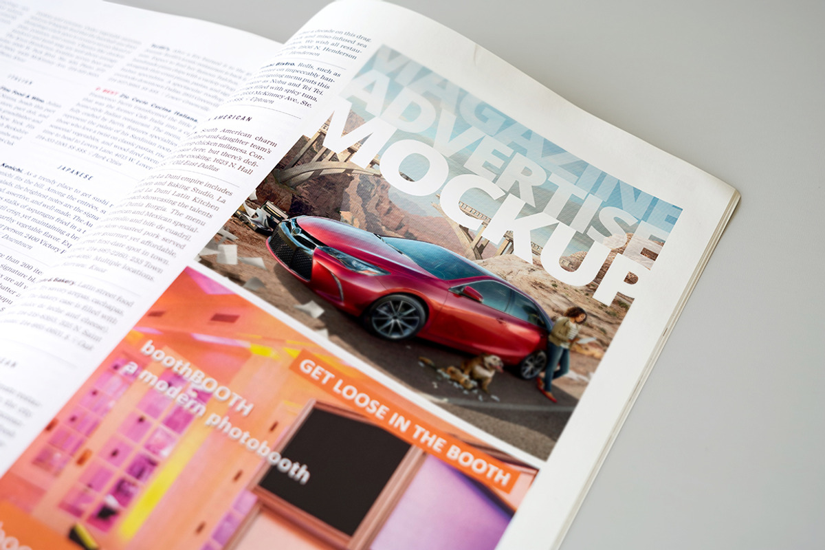 Magazine Advert Mockups v2, a Print Template by 2dsight (Photo 5 of 8)