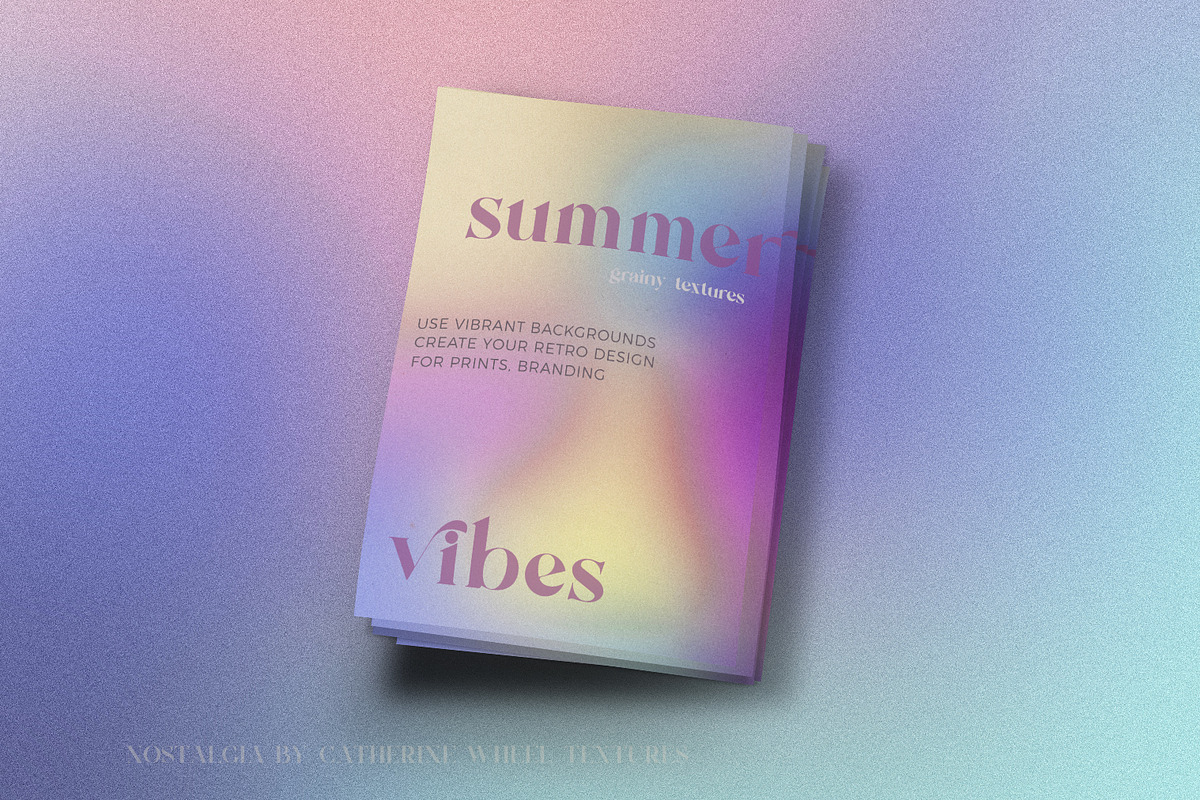 SALE Nostalgia Grainy Gradient, a Texture Graphic by Vintage Digital Textures (Photo 6 of 9)