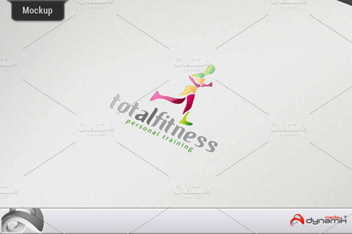 Total Fitness - Logo Template, a Branding & Logo Template by DynamikMedia (Photo 3 of 4)