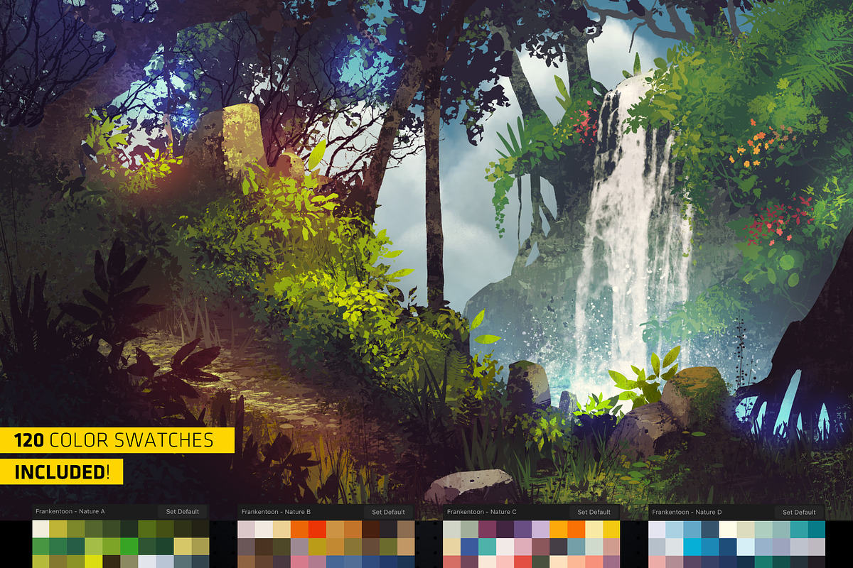 Nature Master for Procreate, a Brush Add-On by Frankentoon Store (Photo 4 of 5)