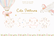 Watercolor Carousel unicorn clipart, a Decorative Illustration by Grace Noboa Illustrations (Thumbnail 13 of 13)