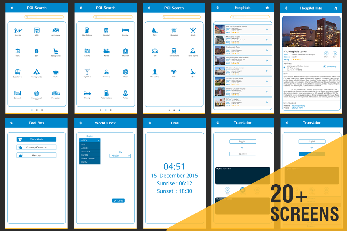 Navigation IOS App Design, an UI Kit Template by SyfixDesigns (Photo 6 of 6)