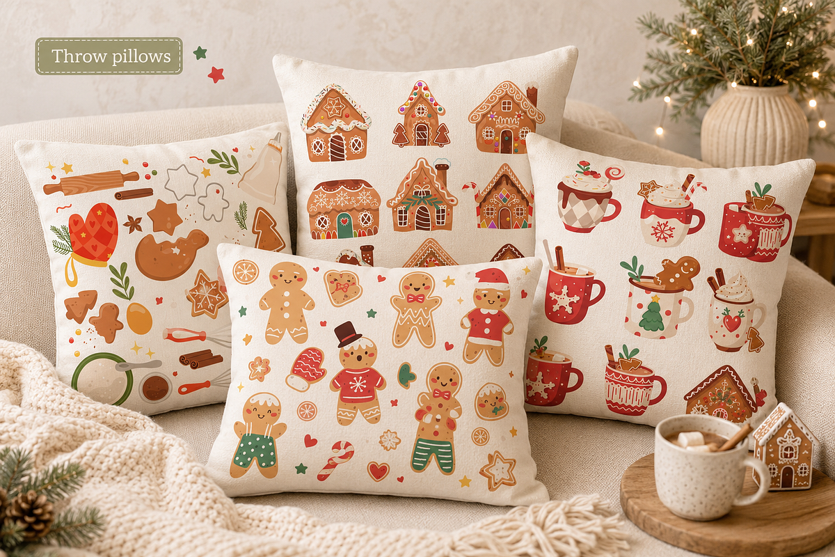 Christmas Sweets Illustrations, a Seasonal Illustration by Anna Studio (Photo 4 of 12)