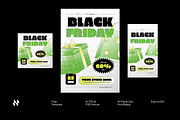 Green Classic Black Friday Flyer, a Flyer Template by Neermana (Thumbnail 1 of 4)