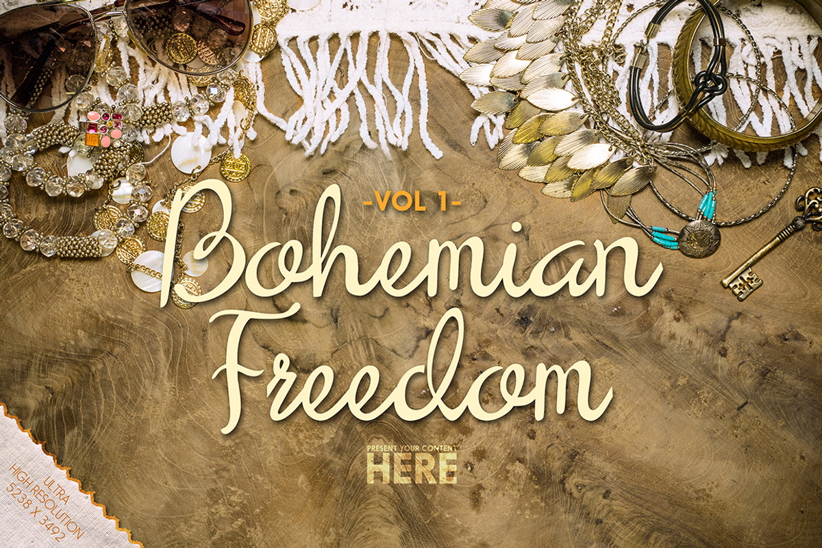 Bohemian Freedom Header/Hero -vol 1-, a Product Mockup by Mister T (Photo 2 of 3)