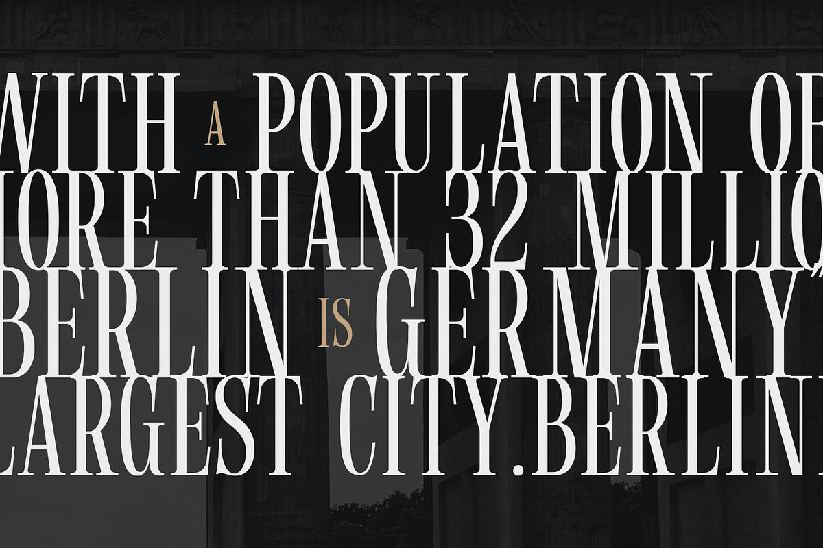 Gunstand - Condensed Serif, a Serif Font by Typia Nesia (Photo 3 of 10)