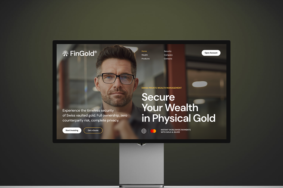 Fingold: Wealth & Banking Template, a Landing Page Template by Saidmakhmud (Photo 1 of 4)