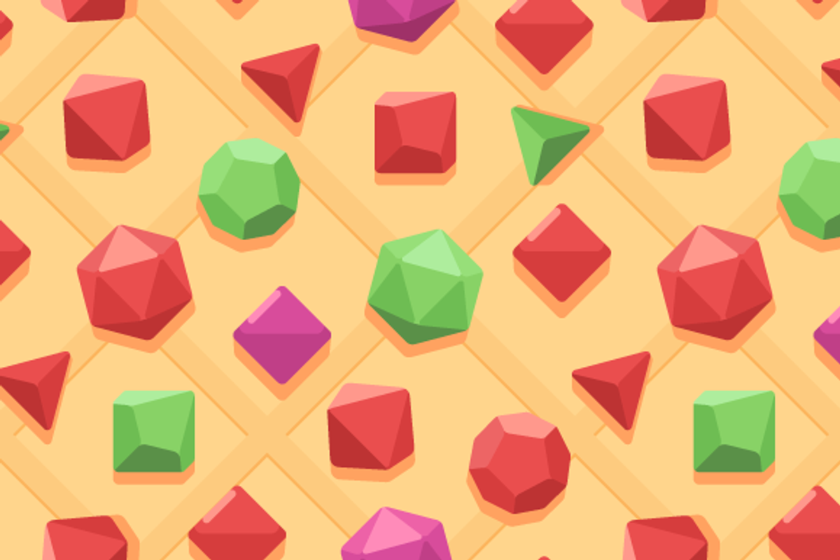 Seamless Dices Pattern, a Pattern Graphic by JulyPluto