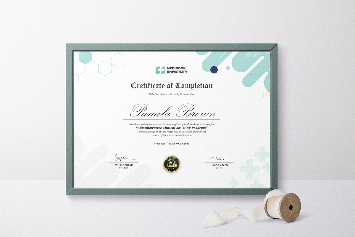 Certificate, a Stationery Template by DesignDevisers (Photo 4 of 10)