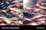 Flag of the United States., a Decorative Illustration by Handmadefont (Thumbnail 8 of 10)