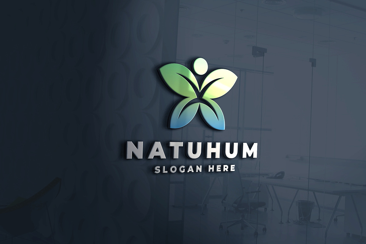 Human and Nature Logo, a Branding & Logo Template by Design_Planet (Photo 2 of 2)