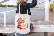 Valentine Cake Sublimation Clipart, an Illustration by DreamArtGraphic (Thumbnail 6 of 6)