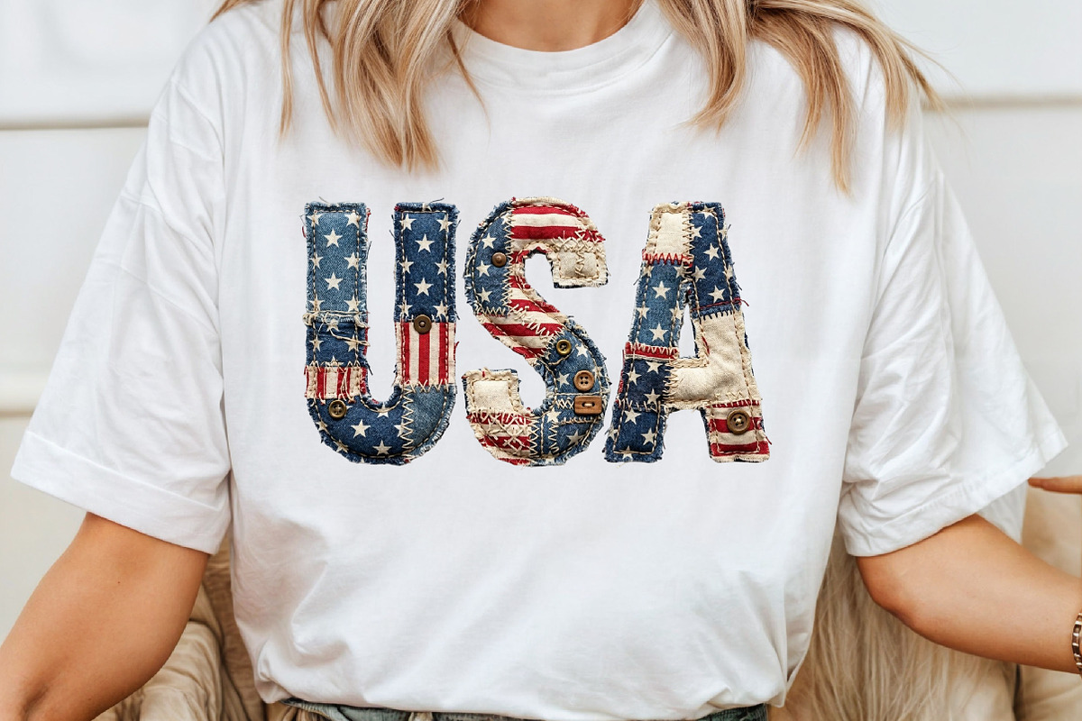 Independence Day USA Patchwork PNG, a Work Illustration by Sublimation Artist (Photo 4 of 9)
