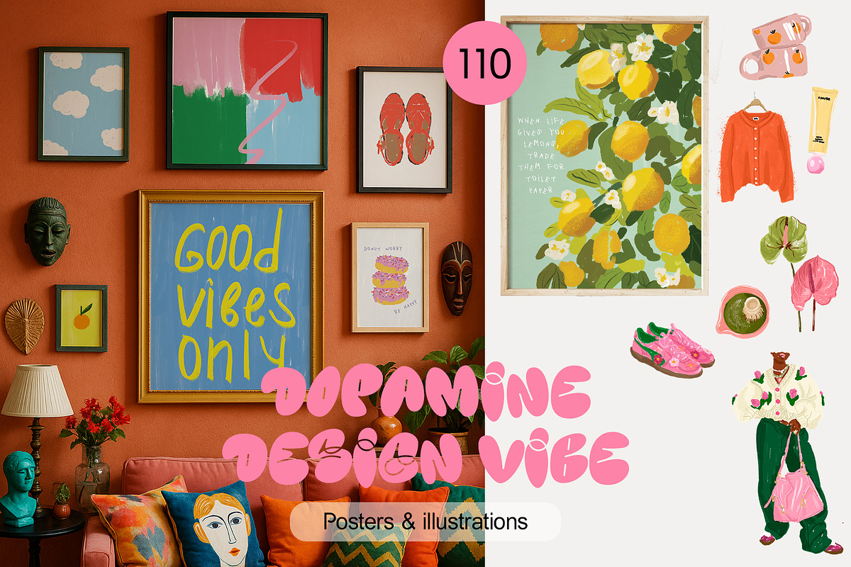 Dopamine design vibe, an Object Graphic by divanovskaya_nv (Photo 1 of 16)