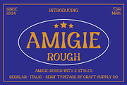 Amigie Rough, a Sans Serif Font by Craft Supply Co. (Thumbnail 1 of 8)