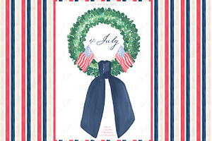 Forth of July Watercolor DIY, a Graphic by LABFcreations