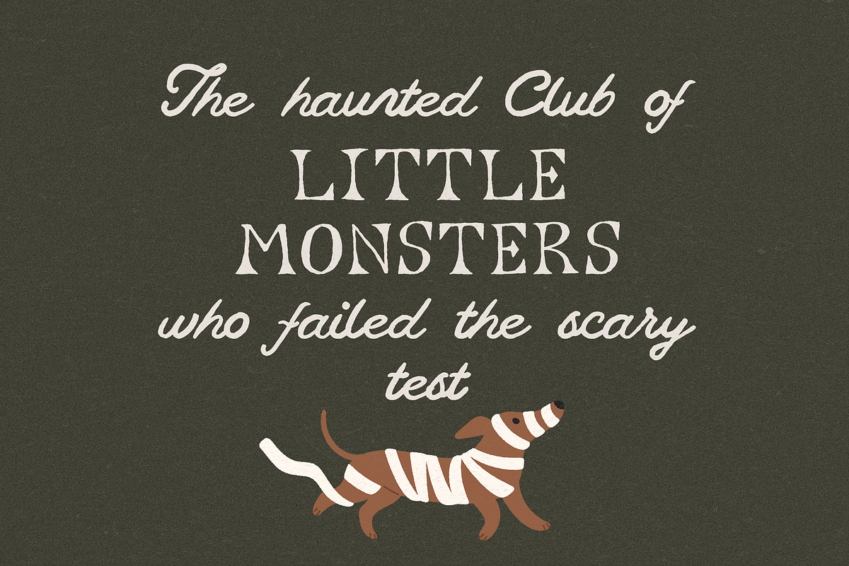 Cute Handwritten Halloween Font Duo, a Handwritten Font by Laras Wonderland (Photo 6 of 10)
