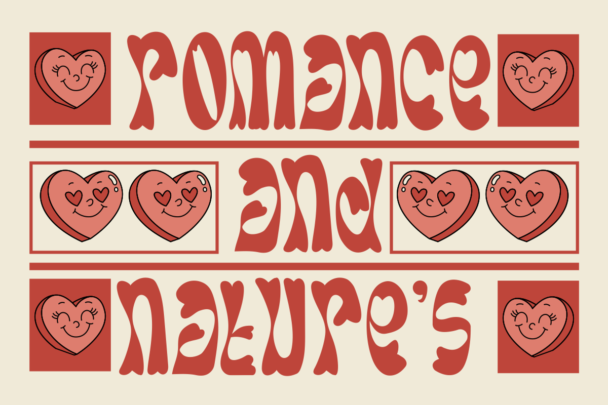 Twist Love Valentine Font, a Font by PutraCetol Studio (Photo 2 of 5)