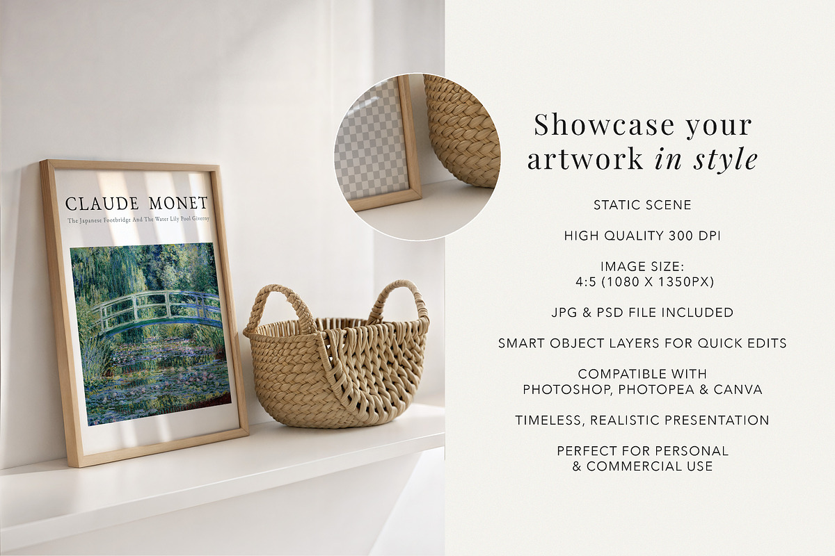 Frame Mockup - Bohemian Interior, a Mockup by Paper Flowers Studio (Photo 2 of 5)