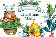 Christmas Magic, a Decorative Illustration by Ksenia Markevych (Thumbnail 1 of 10)
