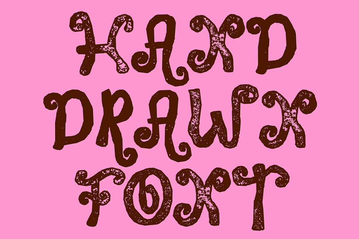 CS Mimsey Stamp, a Handwritten Font by Craft Supply Co. (Photo 2 of 8)