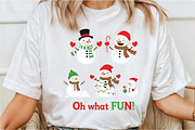 Christmas Snowman Png Funny Xmas Png, an Illustration by Rose Art (Thumbnail 2 of 5)