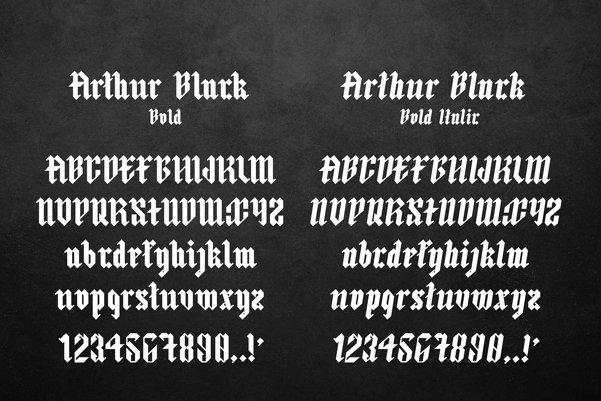 Arthur Black: Modern Black Letter preview 7
