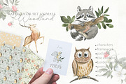 Woodland animal watercolor set, an Animal Illustration by Love Watercolor Store (Thumbnail 15 of 15)