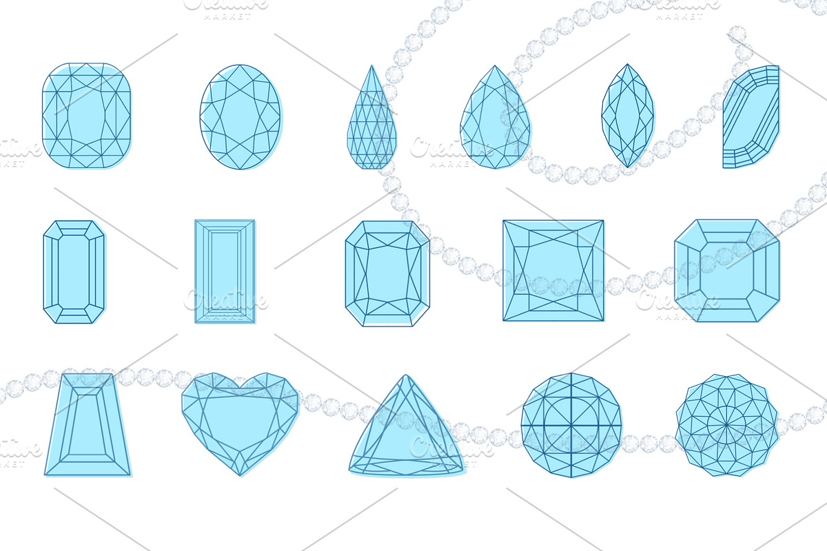 Gems brushset Procreate, a Brush Add-On by byJuliaKors (Photo 2 of 3)