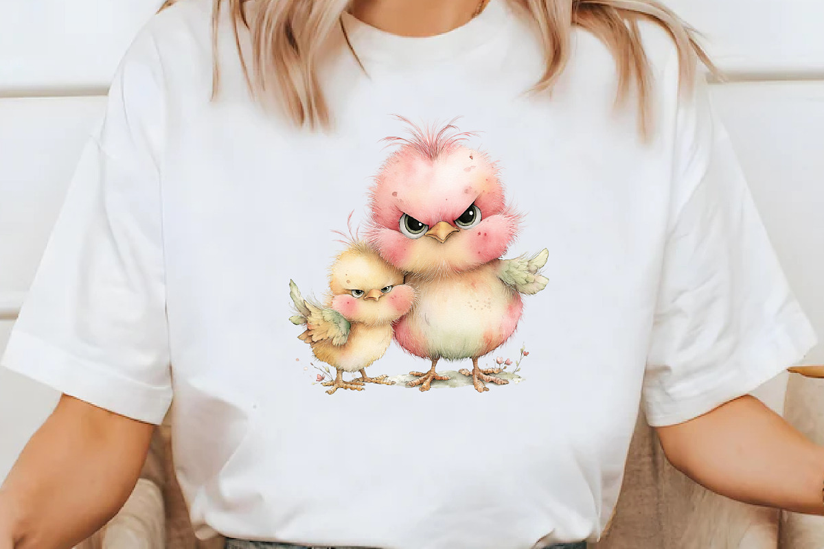 Whimsical Mother's Day chick Clipart, an Illustration by Designworld (Photo 7 of 8)