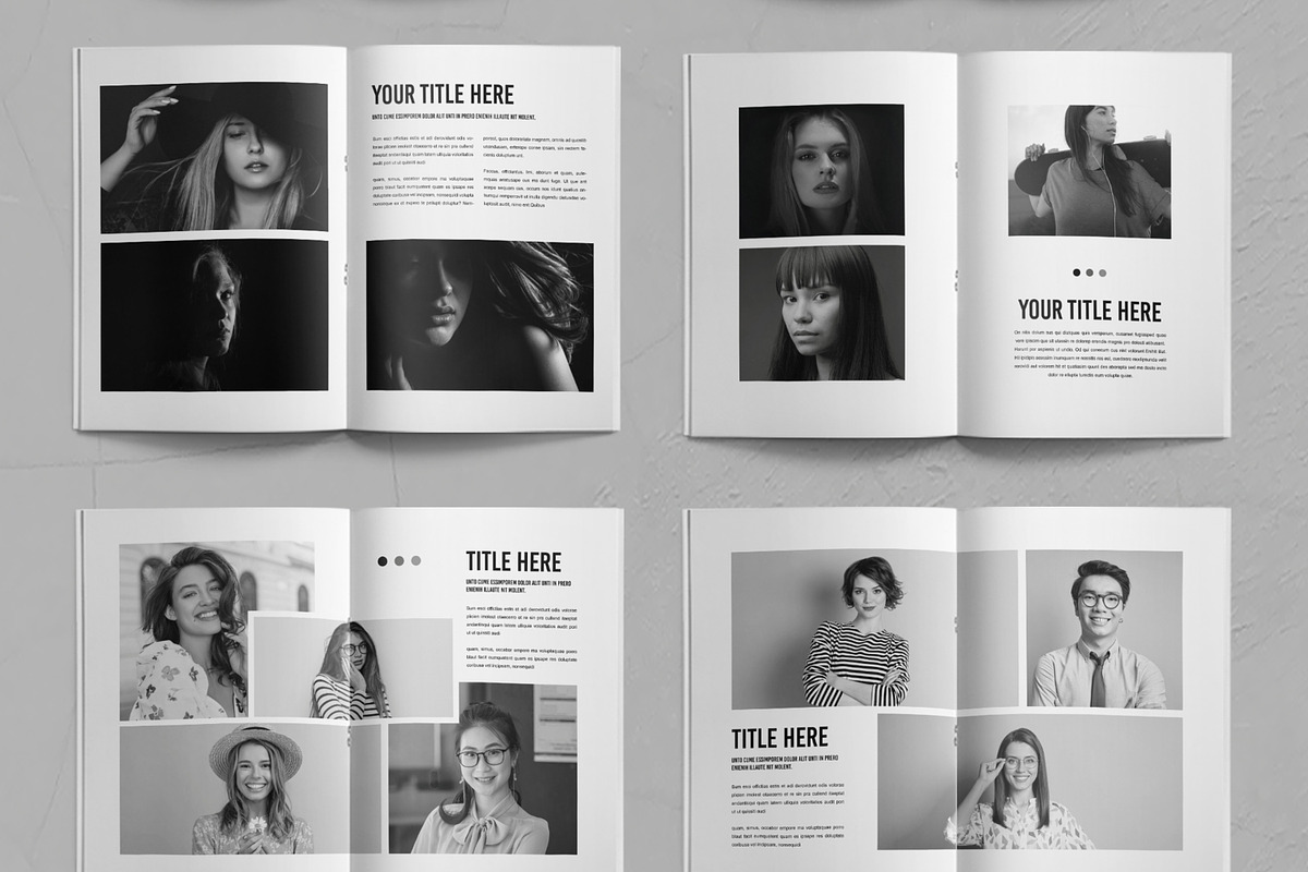 Look Book Template Layout, a Magazine Template by ContestDesign (Photo 2 of 3)