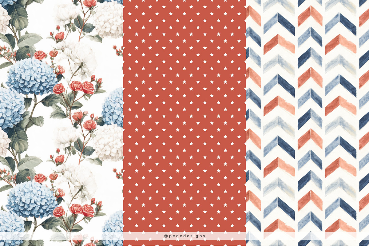 4th of July Collection, a Decorative Illustration by PeDe Designs (Photo 20 of 20)
