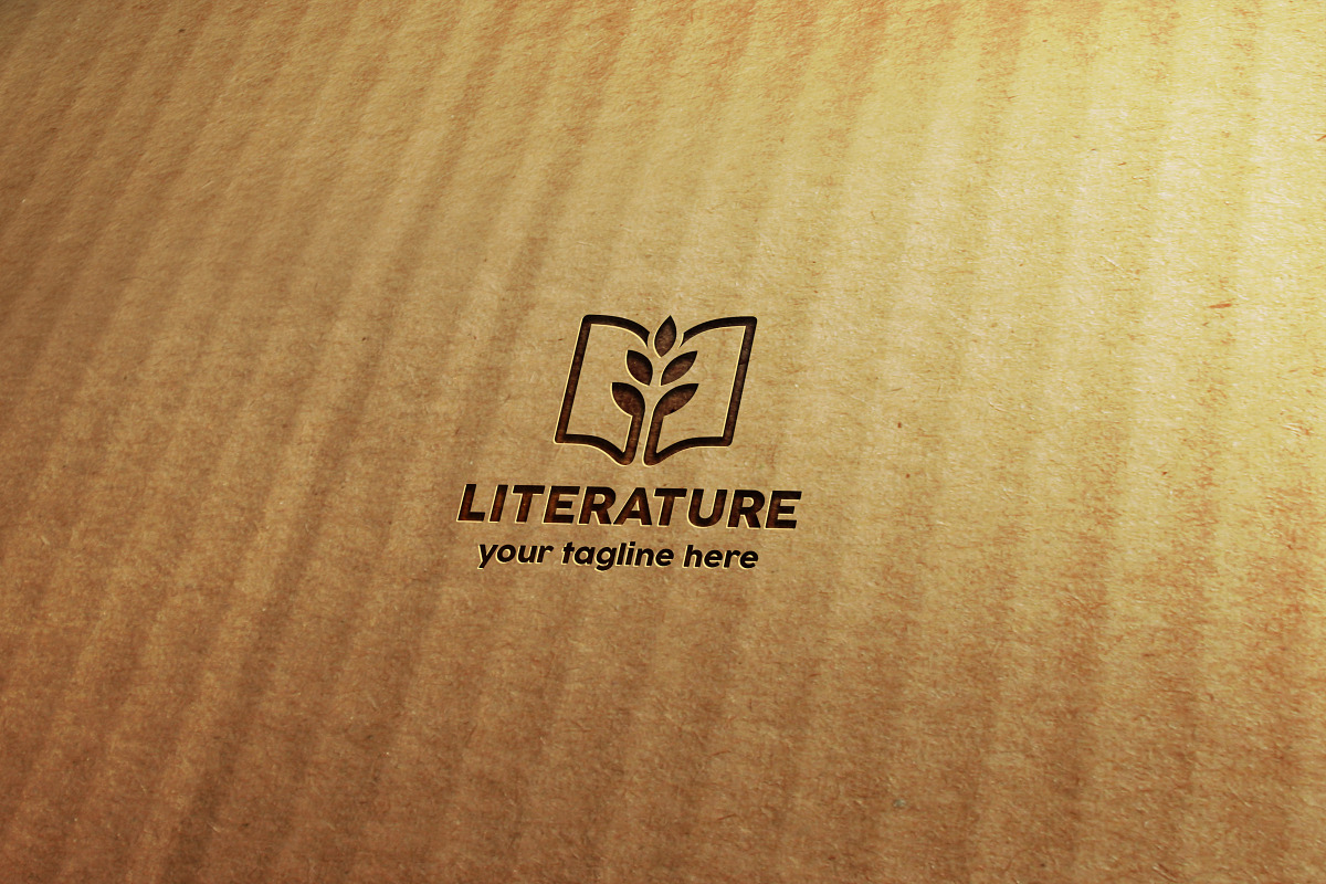 Literature Logo Template, a Branding & Logo Template by GladicMonster