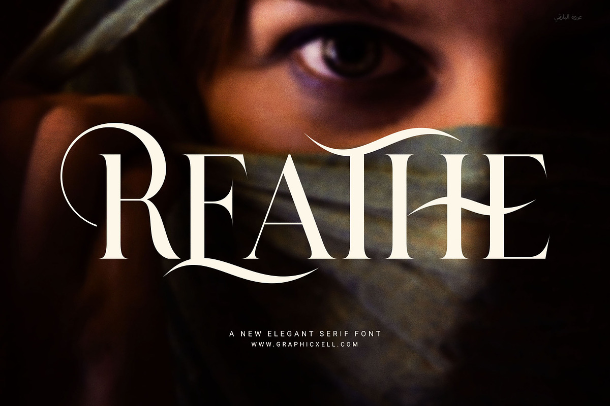 Reathe Elegant Serif Font, a Serif Font by Graphicxell (Photo 1 of 8)