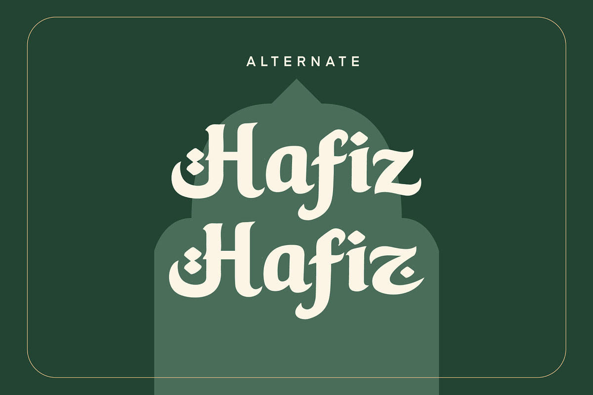 Syukr – Elegant Islamic Display Font, a Serif Font by delipensil (Photo 8 of 9)