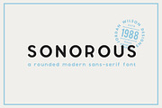 Sonorous Font, a Handwritten Font by Jordan Wilson (Thumbnail 1 of 10)