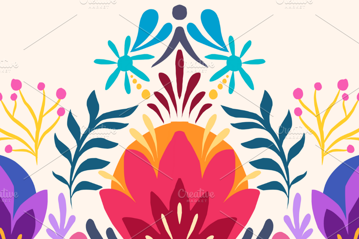 Folk Art | Garden Theme, a Texture Illustration by ArtstudioByKhushbu (Photo 7 of 11)