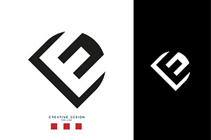 DE or ED logo Template, a Branding & Logo Template by design_proleague