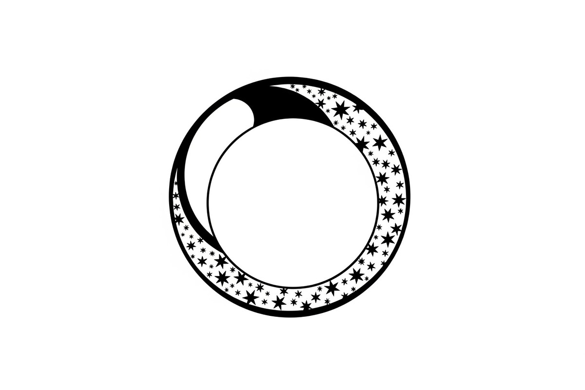 Crescent Moon Round Frame Bundle, an Illustration by Creativeshirt (Photo 19 of 31)