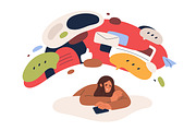 People with information overload, a Person Illustration by Good Studio (Thumbnail 6 of 6)