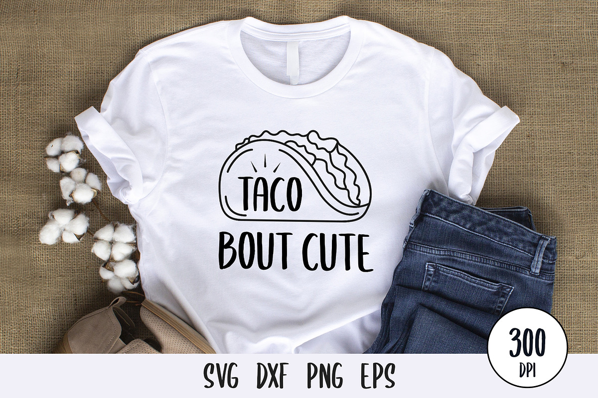 Tacos and Fiesta SVG Bundle, a Food Illustration by thefutive (Photo 7 of 8)