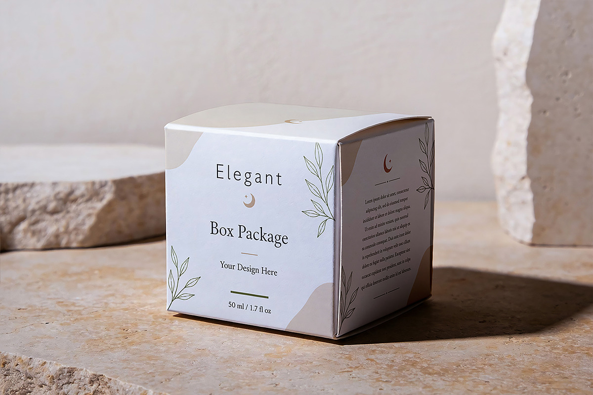 Elegant Box Package Mockup, a Packaging Mockup by Pitchlook.Studio (Photo 2 of 4)
