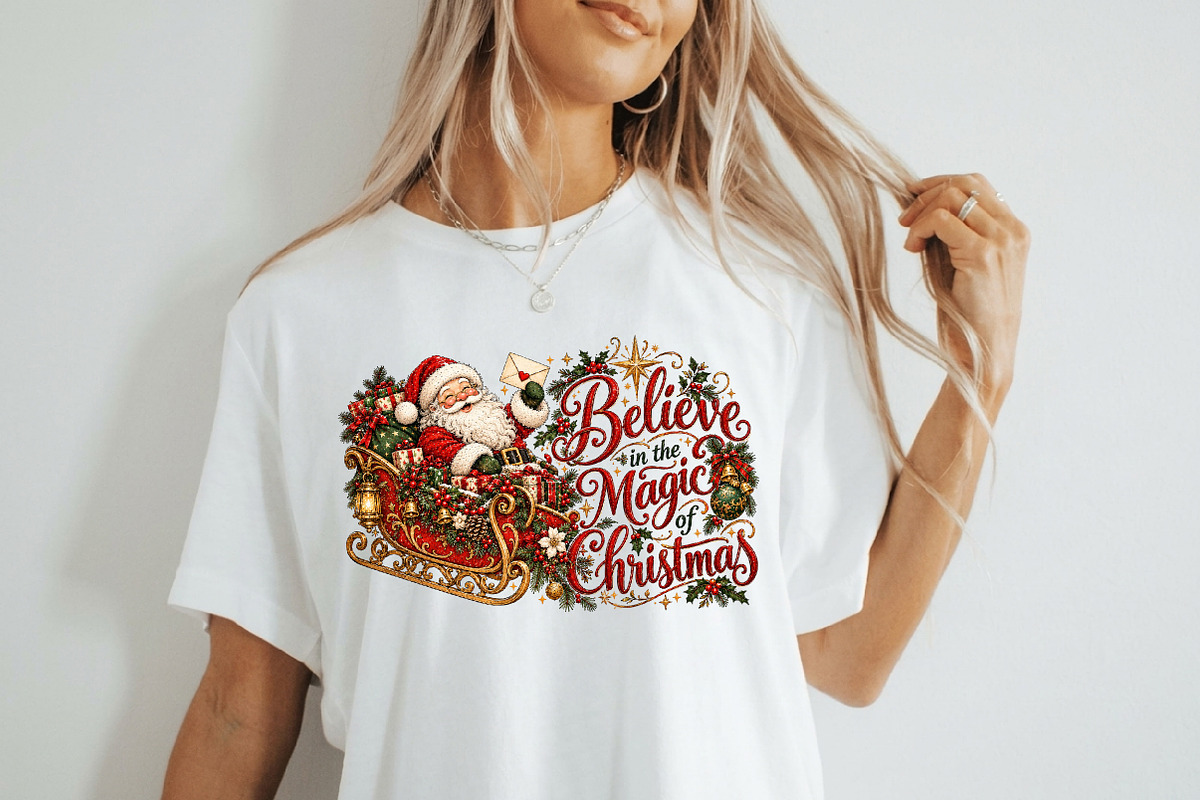 Believe in the Magic of Christmas, a Seasonal Illustration by Craft Nest (Photo 2 of 6)