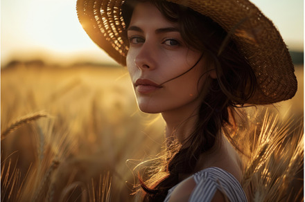 Farmer enjoying the golden hour, a Beauty & Fashion Photo by Ylivdesign