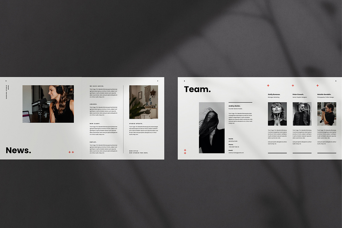 Square Proposal Template, a Brochure Template by Occy Design (Photo 3 of 6)